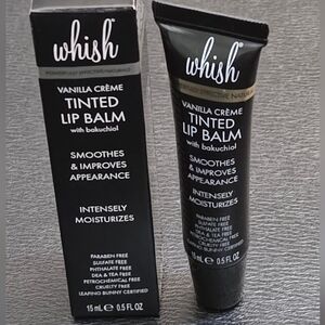 Whish Tinted Lip Balm with Bakuchiol in Vanilla Crème
